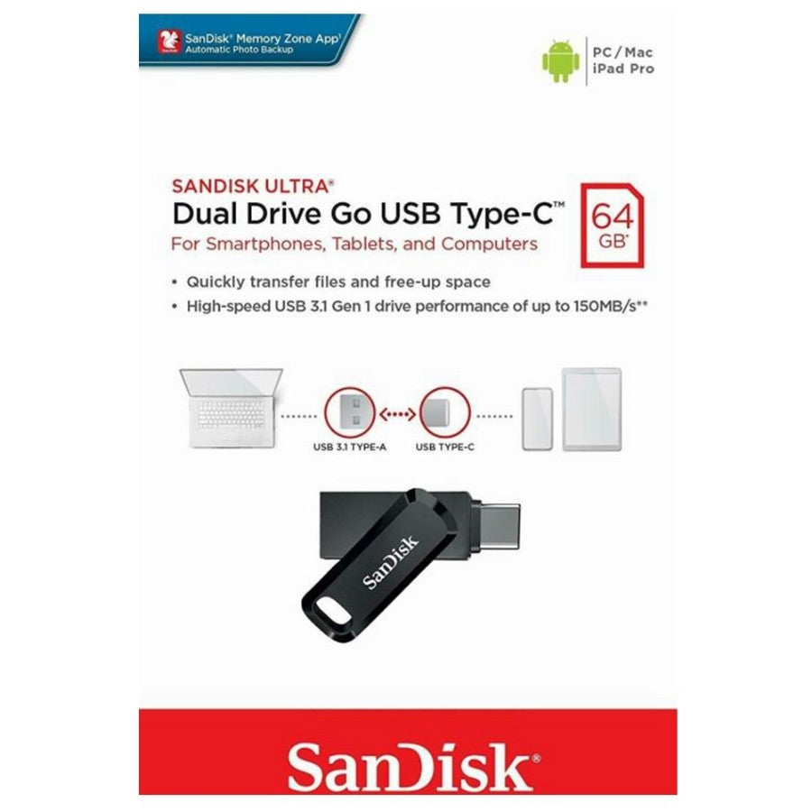 SANDISK TYPE C OTG PD 64GB