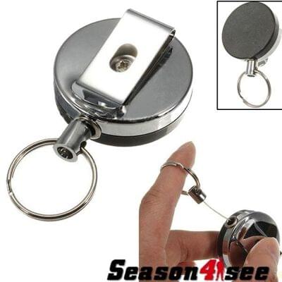 Anti Theft Metal Keychain (Imported)