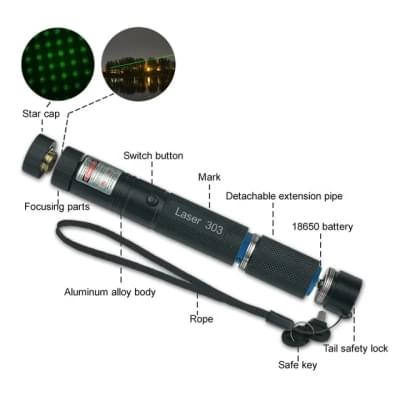 PINK BOX LASER PIONTER PEN WITH LOCK