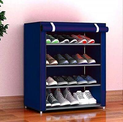 4 Layer Shoe Rack With Cover