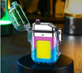 TRANSPARENT LIGHTER WITH COB LIGHT