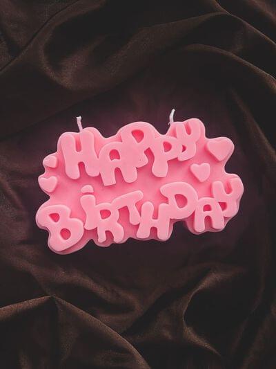Scented Happy Birthday Candle (CC010)