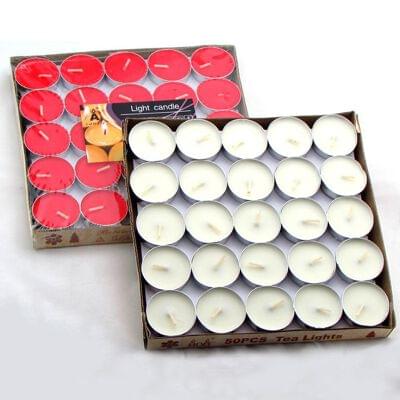 50 Pcs Tea Lights Scented Candle (CC027)