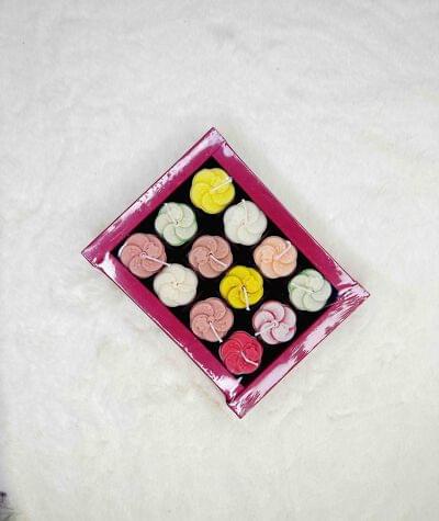 Scented Cup Cake Flower 5 Candle (CC046)