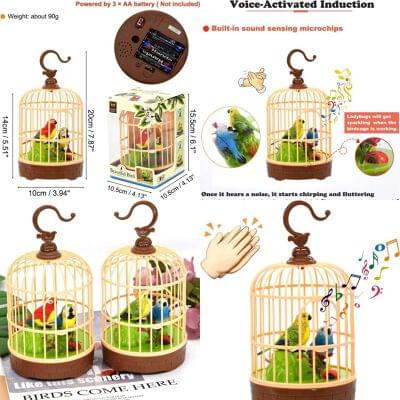 Singing & Chirping Birds Toy (Imported)