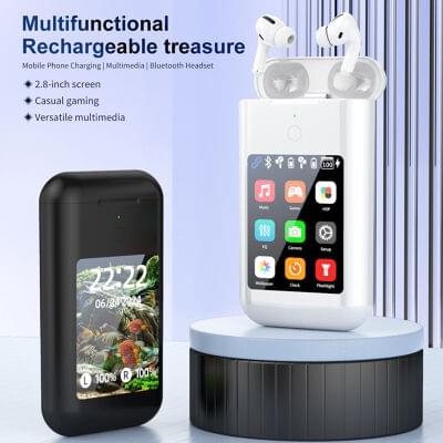 Multifunction Power Bank+Airpods Combo with LED Screen