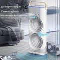 Mist Double Headed LED Fan (Imported) WITHOUT REMOTE OR BATTERY