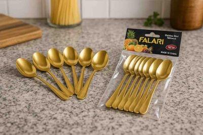 1040 Premium Golden Spoon Set (Set6)