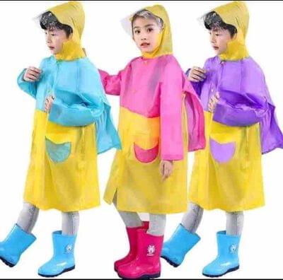 Reusable Kids Rain Coat (Imported)