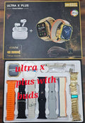 ULTRA X PLUS 49 MM (7 STRAP+ AIRPODS ) GIFT PACK