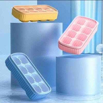 2 Pcs Set Silicon Easy Ice Cube Maker (16 Cubes)