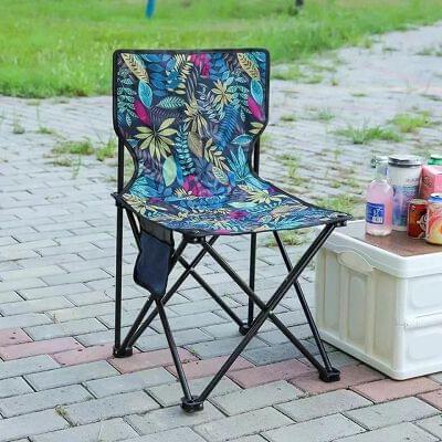Foldable Metallic Picnic Chair (Big Size)