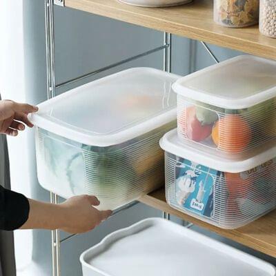 3Pcs 1800ml Fridge Container (Imported)