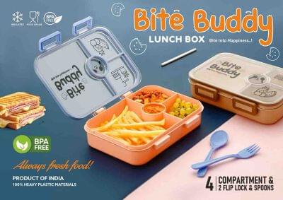 Bite Buddy Plastic Lunch Box