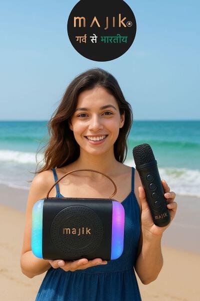 MAJIK BT-57 SPEAKER WITH WIRELESS MIC