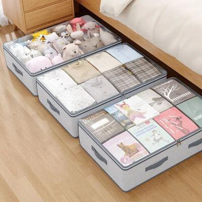 Premium Underbed Cloth Organiser Bag (Imported)