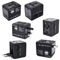 INTERNATIONAL TRAVEL ADUPTER WITH DOUBLE USB (2.1AMP)
