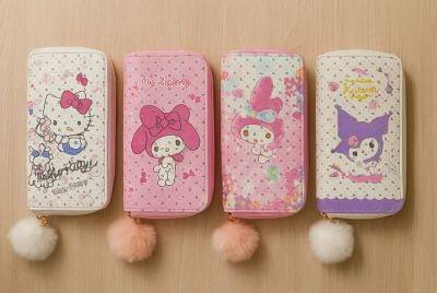 Cute Shinny Printed Ladies Purse (Imported)