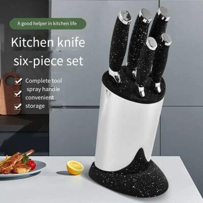 Marbel Texture 6 Pcs Knife Set (Imported)