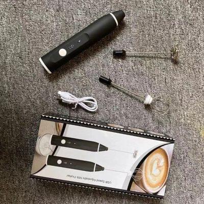 2in1 Rechargable Milk Frother Or Beater (Imported)