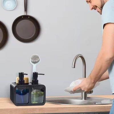 DOUBLE HAND WASH DISPENSER