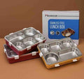 Mega 5 Section Steel Lunch Box