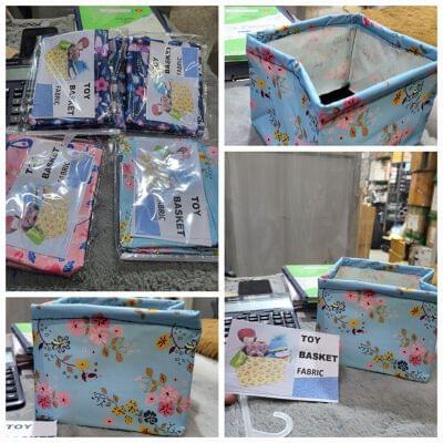 DESKTOP STORAGE BAG (KIDS STORAGE BASKET FABRIC)