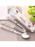 Printed 4Pcs Cutlery Set (Mix Design)