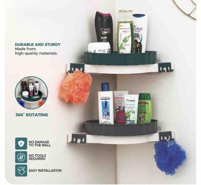 Revolving Triangular Bathroom Corner