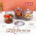 3 Section Shahi Dryfruit Container