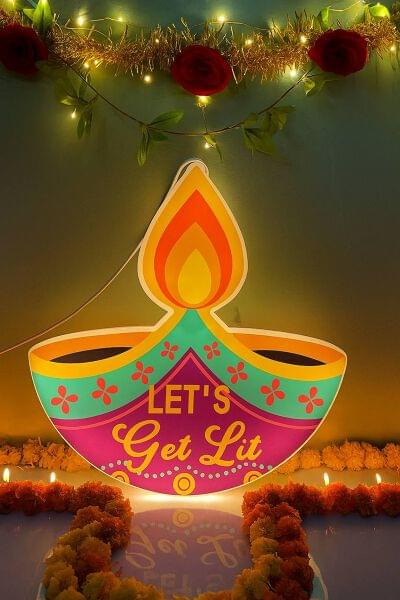 WDL-7 LED Diya Banner (Imported)