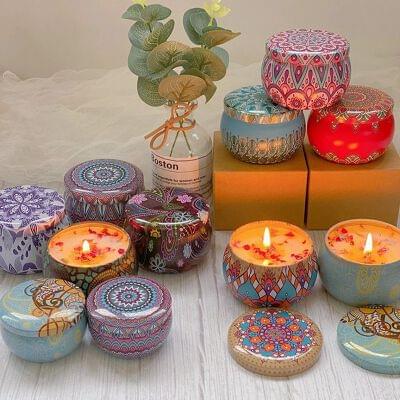 1017 6cm Scented Tin Candle (Imported)