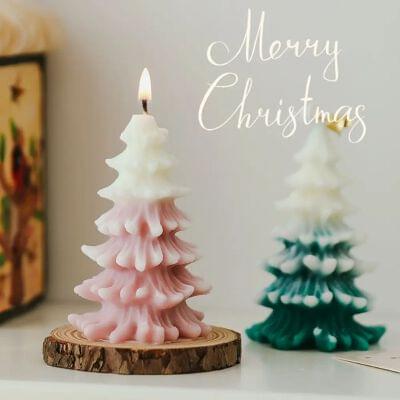 Long Scented Christmas Tree Candle (CC014)