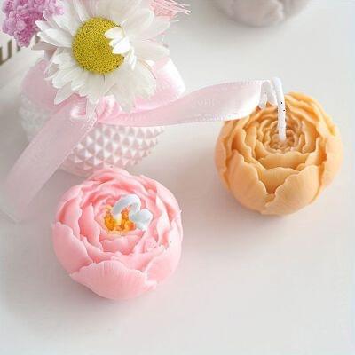3D Rose Flower Bud Candle (Small) CC050