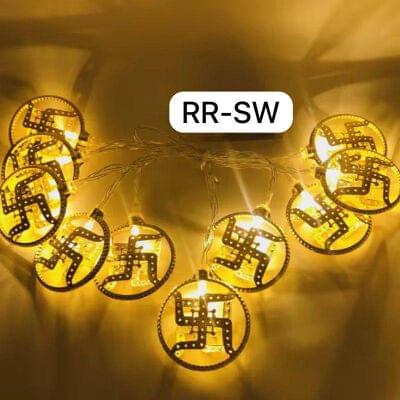 Golden Swastik LED Light (Imported)