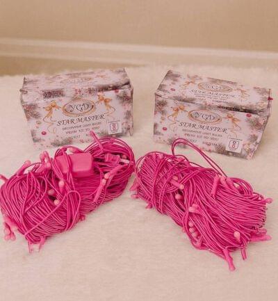 5PK82 25M Pink LED Light (Imported)