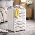 Foldable Wheel Laundry Basket (Small Tyres)