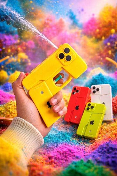 iPhone Shape Holi Pichkari