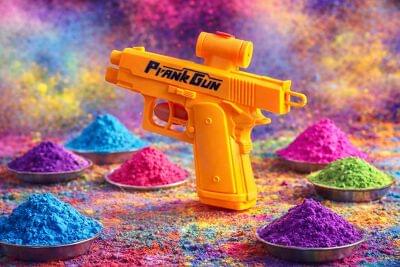 2in1 Holi Prank Water Gun