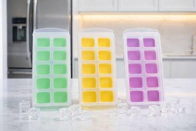 Pop Up Square Ice Cube Tray