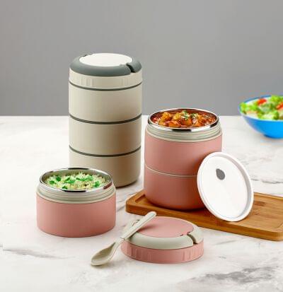 Bento 2 Layer Stainless Steel Lunch Box