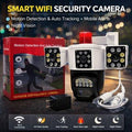 3 Lens Wifi Camera With Siren (Imported)