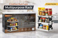 3 Layer Foldable Multi Storage Kitchen Rack