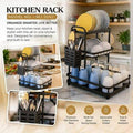 MJ-3042 3 Layer Kitchen Utensils Storage Rack