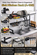 A-185 Metal Kitchen Sink Large Rack (Imported)