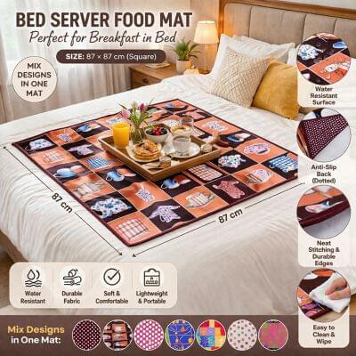 Bed Server Food Mat (Square)