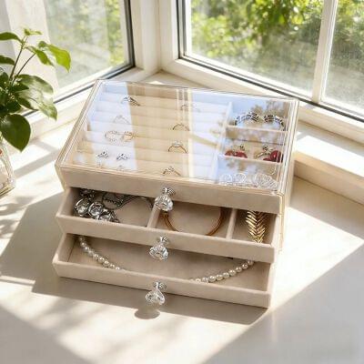Acrylic 3 Layer Jewellery Organiser (Imported)