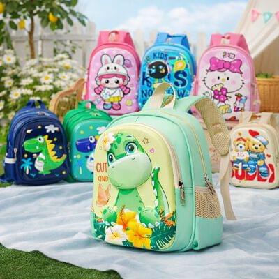 2966 3D Kids Printed Backpack (Imported)