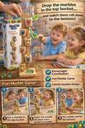 Wooden Clown Barrel Ball Game (Imported)