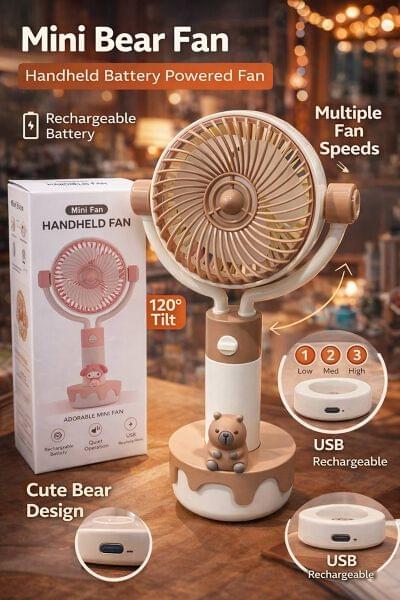 8211-C Cute Panda Handy Fan (Imported)